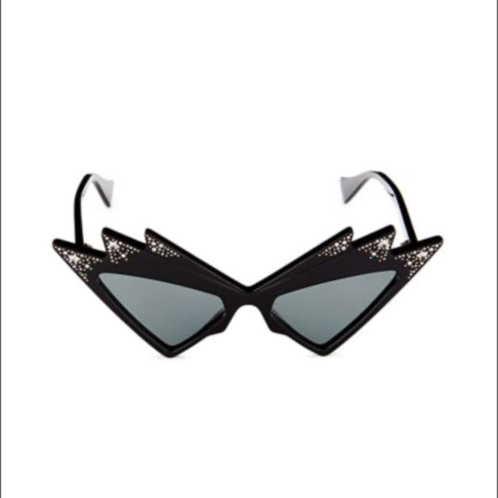 PRICE FIRM Gucci Cat Eye Crystal Embellished Sunglasses